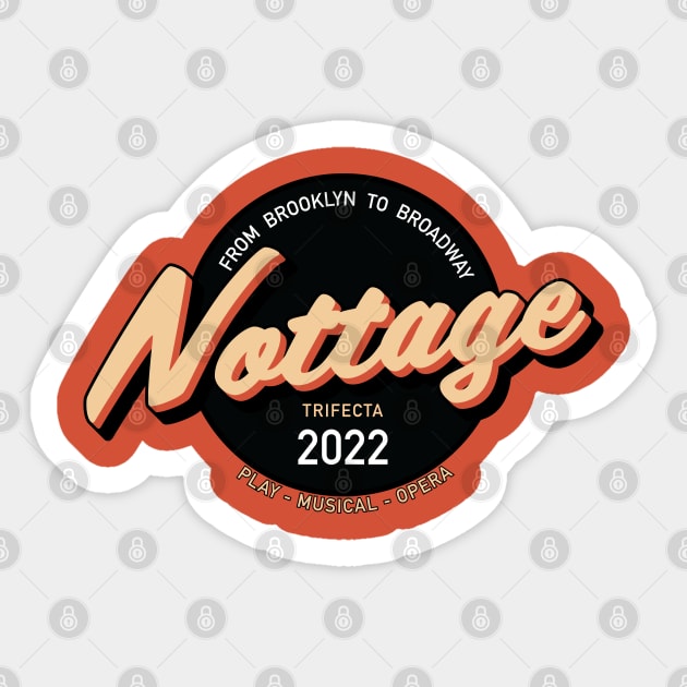 Lynn Nottage Trifecta Sticker by CafeConCawfee